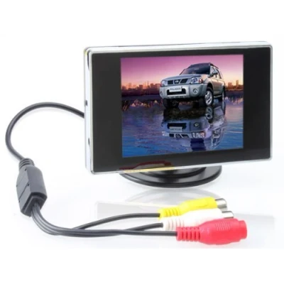 Image de BW TFT Voiture écran LCD numérique de arrière View Monitor, Moniteur stationnement pour Voiture/Automobile et véhicules Secours Caméras 3,5 Pouces