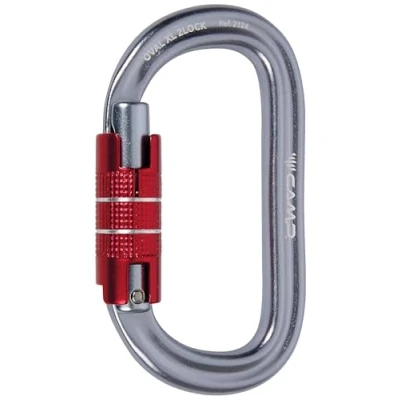 Image de C.A.M.P. Camp Mousqueton Ovale XL 2Lock Poli/Rouge, Taille Unique