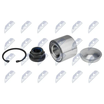 Image de NTY KLT RE 045 Kit de roulements roue Essieu arrière 62 RENAULT: Captur, Clio 4, Kangoo II Express, DACIA: Duster SUV, Logan I MCV, SANDERO 2