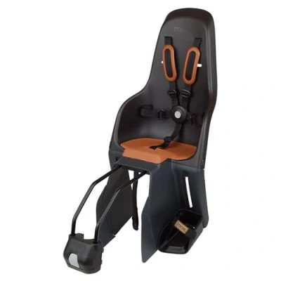 Image de MINIA for Frame 8405600001 Siège arrière pour vélo avec ancrage dans Le Cadre, adaptée aux Enfants de 9 Mois à 6 Ans en Noir.