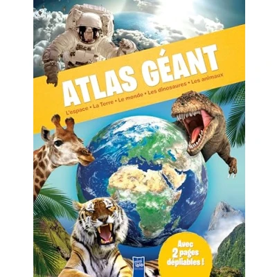 Image de Atlas géant: L&#039;espace, la terre, le monde, les dinosaures, animaux
