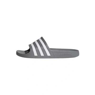 Image de adidas Mixte Adilette Aqua Slides, Grey Three / Cloud White Three, 48 2/3