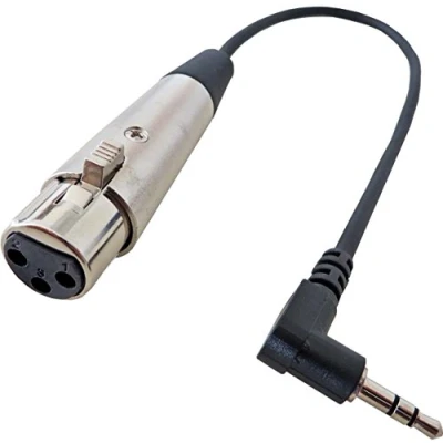 Image de Keepdrum MC 025XJ Câble audio XLR femelle 0,3 m Mini jack TRS 3,5 mm pour caméra DV