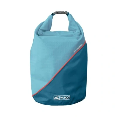 Image de Kurgo Sac à Croquettes pour Chiens, Accessoire Le Camping, sans BPA, Pliable, capacité 2,2 kg, Bleu
