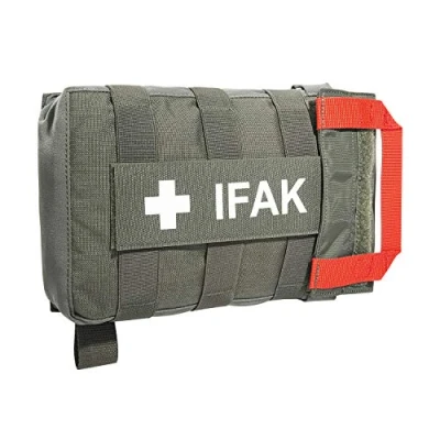 Image de Tasmanian Tiger TT IFAK Pouch VL L sac ceinture de premiers secours compatible avec pour randonnée, voyage, service police (gris pierre/olive) IRR
