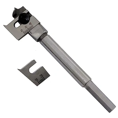 Image de 15 45mm Réglable Bêche Bit Outil Expansive Plat Travail du Bois Foret Set