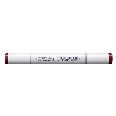 Image de COPIC Sketch R59, Cardinal, Twin Marker avec Une Pointe de Largeur Moyenne et « Brush ».