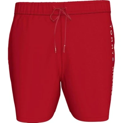 Image de Tommy Hilfiger Original Drawstring Short de bain, Homme, Taille: Small, Medium red
