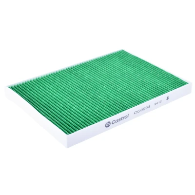 Image de Castrol filters CC0094 Filtre d&#039;habitacle à particules, avec effet antibactérien 249mm 186mm 20mm KIA: cee‘d II 5 portes, Pro I 3 portes