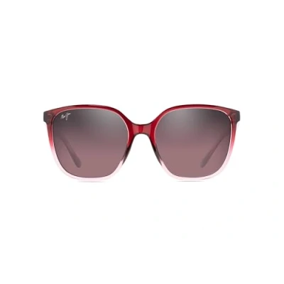 Image de Maui Jim Good Fun Lunettes de Soleil, Raspberry Fade, 57/19/145 Mixte