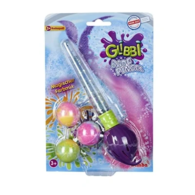 Image de Simba Glibbi 105953570 Pinceau de Bain avec Trois Bombes Bain, coloré l&#039;eau, Baguette Magique pour Baignoire, Jouet à partir 3 Ans