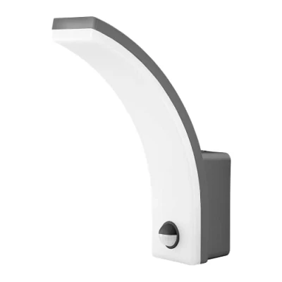 Image de Adviti FRENIT Led Eclairage Exterieur Avec Détecteur de Crépuscule et Detecteur Mouvement 20W IP65 Fonction Gradation (Gris)