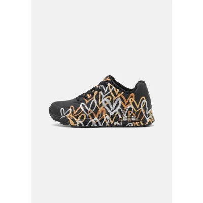 Image de Skechers Sport UNO Baskets basses black/multicoloured metallic, Femme, Taille: 39.5, Black/multi coloured metallic Polyuréthane