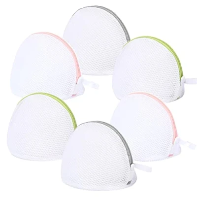 Image de DY.2ten Lot de 6 sacs à linge en maille avec fermeture éclair pour soutien gorge, sous vêtements, chaussettes, rangement voyage