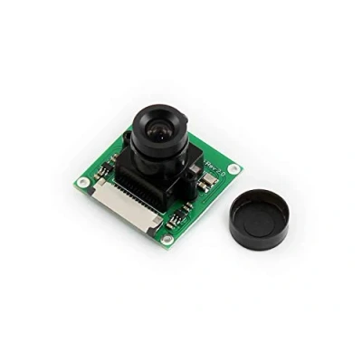 Image de Waveshare Camera Module Kit 5 Megapixel OV5647 Sensor Adjustable Focus 2592 * 1944 Resolution for Any Version of Raspberry Pi