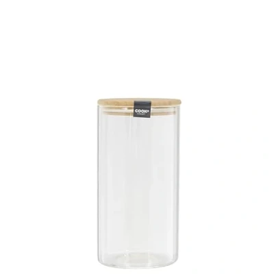 Image de COOK CONCEPT, Bocal Haut en Verre avec Couvercle Joint Silicone 1,2 litres, Idéal Multifonction, Conservation et Stockage 40C / +460C Transparent, Passe au Lave Vaisselle