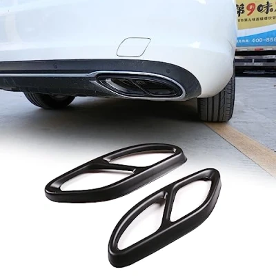Image de Housse de silencieux tuyau d&#039;échappement extérieur voiture pour pare chocs arrière classe A B C GLC W205 W213 W246 W247 X253 W177