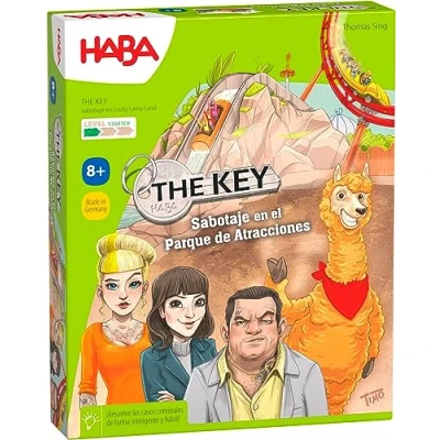 Image de HABA 305857 The Key Sabotage dans le parc d&#039;attractions, jeu de recherche, à partir 8 ans