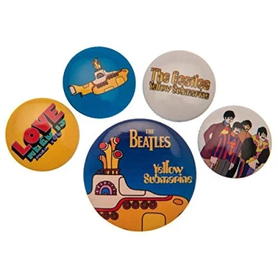 Image de Pyramid International BP80477 The Beatles Yellow Submarine Badge, Multicolore, 10 x 12,5 1,3 cm