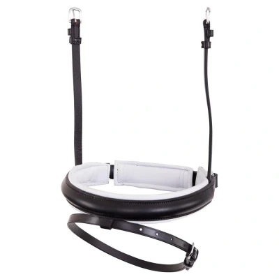 Image de BR Cordon de serrage Muserolle large SD Cob / Blanc Noir