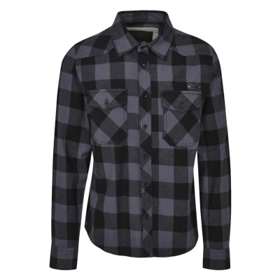 Image de Brandit Chemise, Homme, Taille: 3XL, Black/charcoal