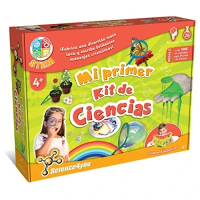 Image de science4you Mon il Premier Kit de Sciences Version Espagnole Jouet Scientifique pour Enfants 4+ Ans, 600270, Multicolore, Única