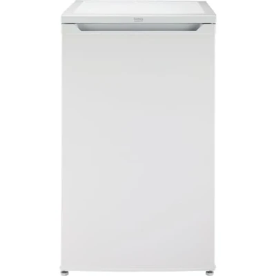 Image de Beko TS190040N Réfrigérateur pose libre 88 l Capacité totale Butée de porte interchangeable Bon éclairage dans l&#039;appareil 38 dB Étagères en verre robuste Blanc