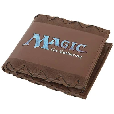 Image de Difuzed Magic : The Gathering Logo en Simili Cuir Accessoire de Voyage Portefeuille à Deux Volets, BIO MW256501HSB, Brown, Standard