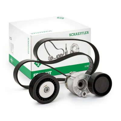 Image de INA 529 0165 10 Jeu de courroies trapézoïdales à nervures Contrôler et changer roue libre alternateur si nécessaire RENAULT: CLIO 3, Kangoo II Express
