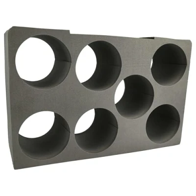 Image de vhbw Insert pour cartouches de mousse compatible avec Bosch Sortimo L Boxx 374 coffre transport Garniture 7 cartouches, noir