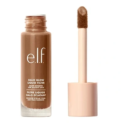 Image de e.l.f. halo Glow Filtre liquide éclatant booster d’éclat pour une peau radieuse, infusé avec de l&#039;acide hyaluronique 6 Tan Deep