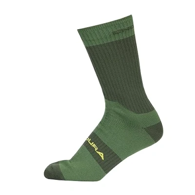 Image de Endura Hummvee II Cyclisme Chaussettes Homme, Vert Forêt
