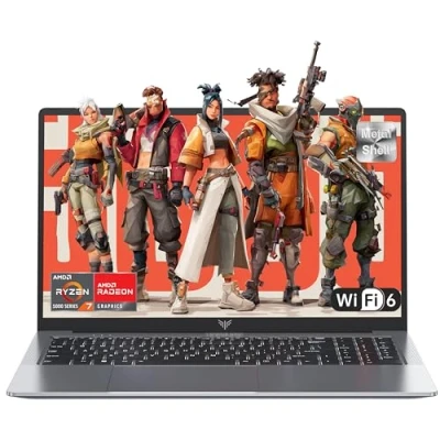 Image de ACEMAGIC Ordinateur Portables Ryzen 7 5700U (8C/16T, 4,3GHz) 16Go RAM DDR4x2 512Go M.2 SSD PC Portable AMD Boitier en Metal avec Clavier Rétroéclairé USB 3.2, BT5.2,Type C,WiFi 6 Laptop 16.1 Pouces