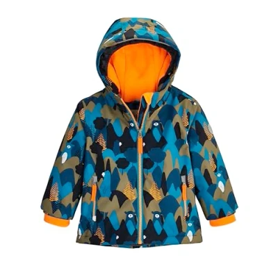 Image de first instinct by killtec Enfant Veste de ski/veste fonctionnelle avec capuche et jupe pare neige FISW 29 MNS SKI JCKT, dunkel ozean, 122/128, 42138 000