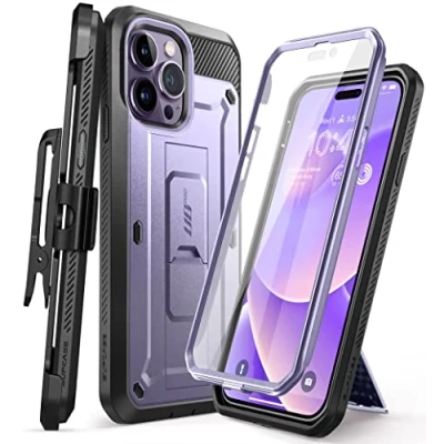 Image de SUPCASE Unicorn Beetle Pro Series Coque Robuste intégrale avec Protecteur d&#039;écran pour iPhone 14 Max 6,7&quot; (2022) Violet