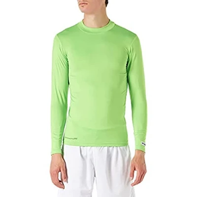 Image de Uhlsport Baselayer Distinction Maillot à manches longue Homme Vert (Flash) Taille: M