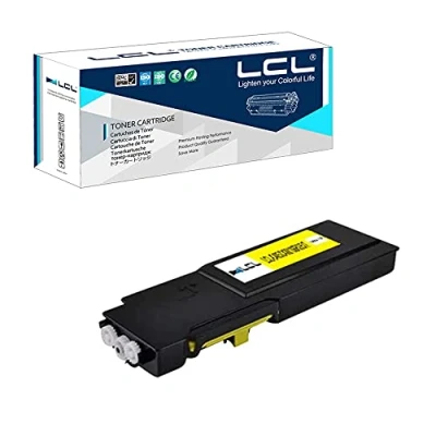 Image de LCL Cartouche de Toner Remanufacturée C400 C400V C400N C400DN C405 C405V C405N C405DN 106R03501 106R03517 4800Pages (1Jaune) Remplacement pour Xerox Versalink