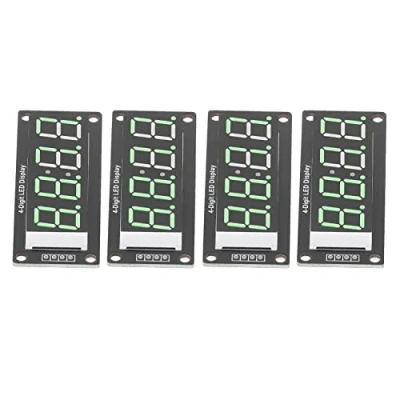 Image de Kadimendium 4 Set Digit Digital Tube Segment Module LED Display Board 7 Segments Clock TM1637 0.56in Module(Vert MRA041A)