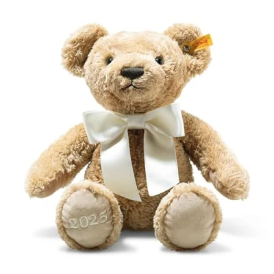 Image de Steiff Doudou Cosy Ours annuel 2023, mignon, unisexe, fille et bébé à partir de 0 mois, peluche, 34 cm, beige, 114113