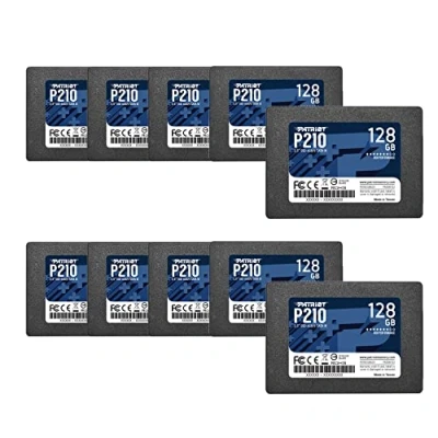 Image de Patriot P210 SSD SATA 3 de 128 Go, Disque Interne, 2,5 Pouces, Lot 10, quantité 10 P210S128G2510