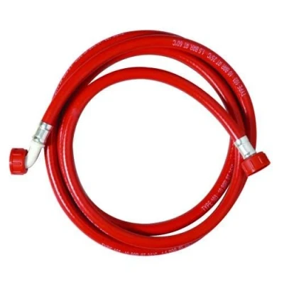 Image de Tuyau d&#039;entrée universel pour machine à laver d&#039;eau chaude lave vaisselle d&#039;alimentation machines (rouge, 1,5 m)