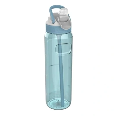 Image de Kambukka Gourde avec paille Modèle Lagoon Arctic Blue 1000 ml Imperméable résistante aux taches et odeurs Durable chocs Passe au lave vaisselle