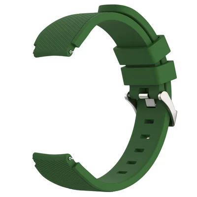 Image de imoshion Bracelet en silicone souple Connexion universelle 22 mm Vert foncé Neuf