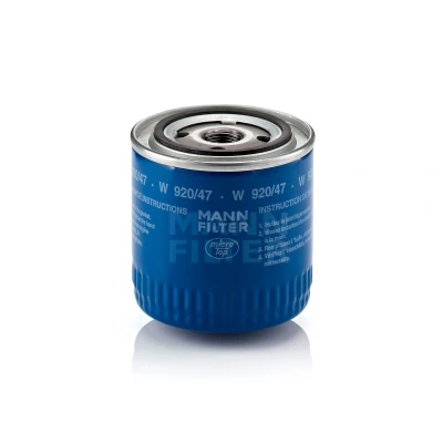 Image de MANN FILTER W 920/47 Filtre à huile M 20 X 1.5 avec un clapet de non retour vissé JEEP: Cherokee II, Wrangler I SUV, CJ5 CJ8 SUV Cabriolet