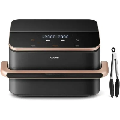 Image de COSORI Friteuse sans huile double panier Dual Blaze Twinfry™ Chef Edition avec une capacité de 10L Neuf