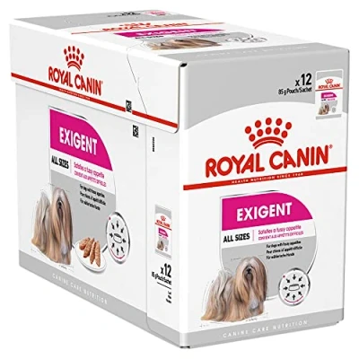 Image de ROYAL CANIN Exigente Mousse 12 x 85 g Nourriture Humide pour Chiens Adultes à partir de 10 Mois Difficiles avec protéines qualité supérieure