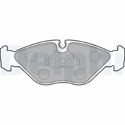 Image de Kit de plaquettes frein, frein à disque DELPHI LP786