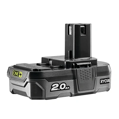 Image de Ryobi Batterie 18 V ONE+ 2,0 Ah lithium Ion avec Indicateur de Niveau Charge Adaptée les Outils Rétro Compatible Garantie 3 Ans Grande Autonomie et Performance RB18L20
