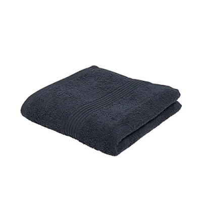 Image de Today Serviette de Bain Coton 50X90 uni Essential Navy