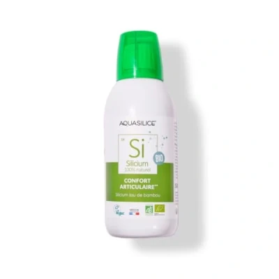 Image de Silicium BIO 500 ml VEGAN, AQUASILICE Fabriqué en France